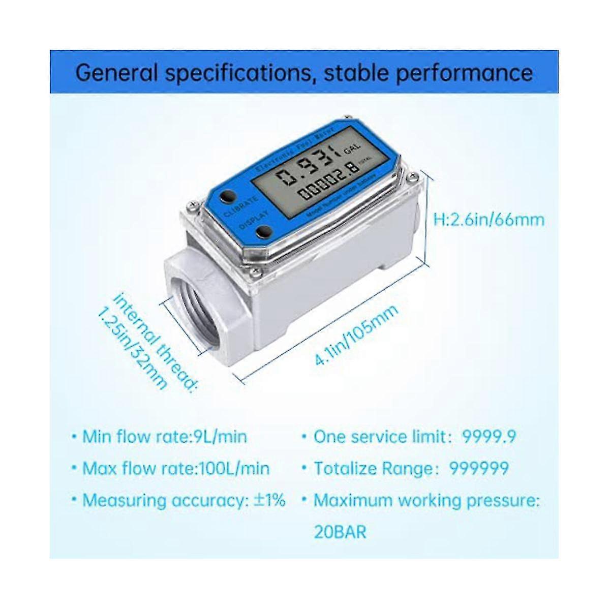 Fuel Flowmeter-water Flow Meter Accuracy Flow Meter For Measure Of ...