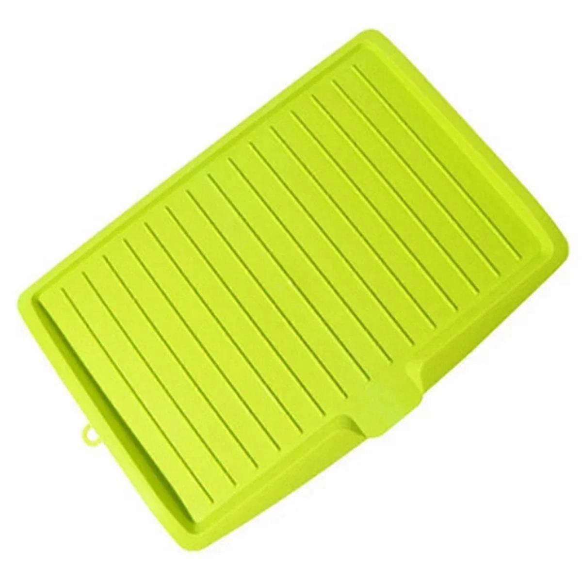Drain Rack Kitchen Dish Drainer Tray Large Sink Drying Rack Worktop Organizer Drying Rack For Kitchen,green