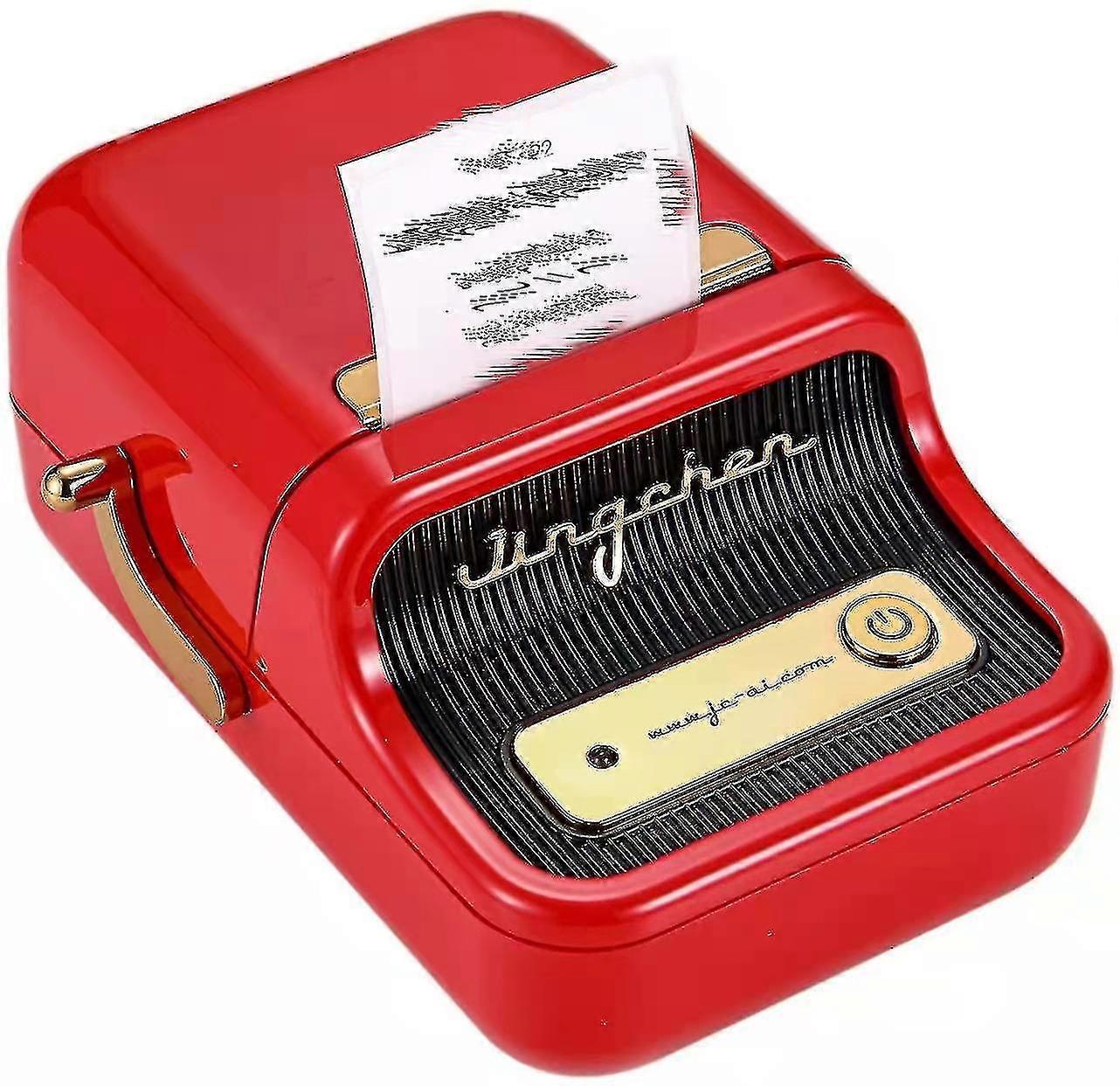 Label Maker Machine Sticker Printer With Tape, Wireless Technology And White Label Paper For Home & Office Organization