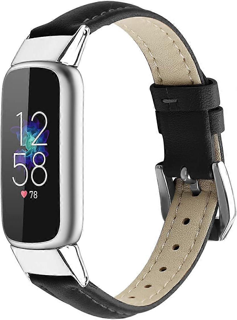 Pentru Fitbit Luxe Leather Watchband, Dimensiune:l