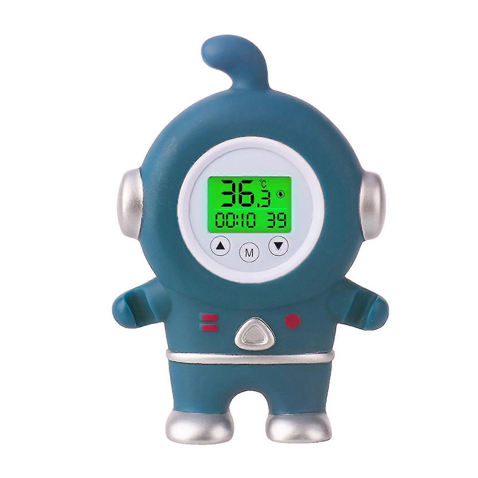 Bath Thermometer Three-Color Backlit Display Cute Alien Shape Water Temperature Floating Thermometer