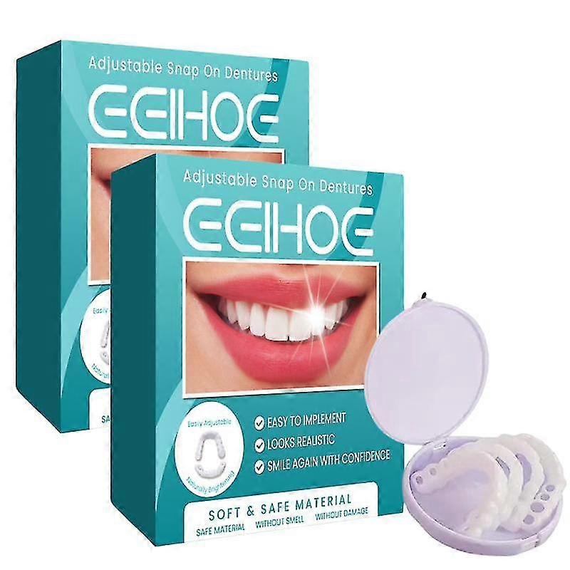 Temporary Denture Veneers Resin Adjustable Snap-On Dentures Trimming Teeth Gaps Fillings Braces Orthodontic False Teeth Kits