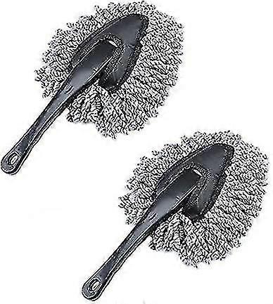 2 Pack Super Soft Microfiber Car Dash Duster Brush For Car Cleaning Home Kitchen Computer Cleaning Brush Dusting Tool