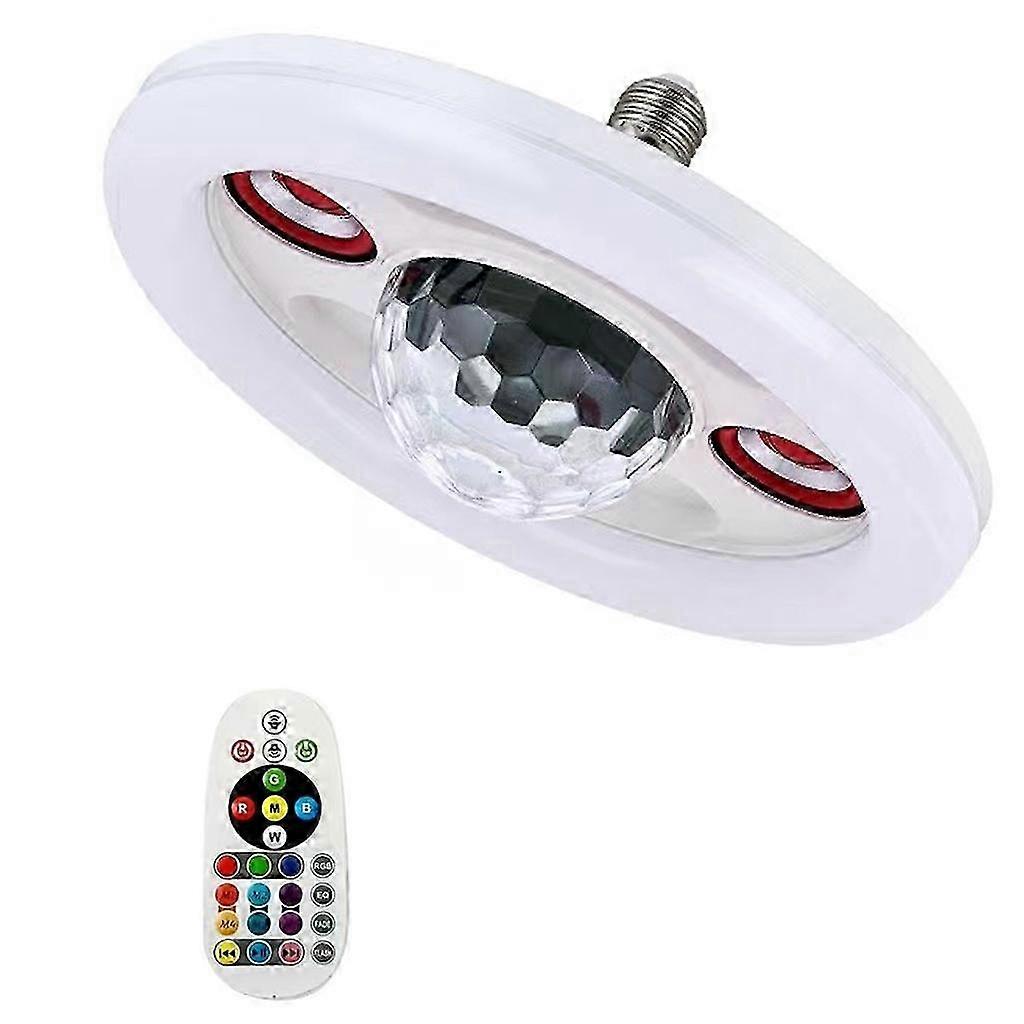 36W Bluetooth-compatible Speaker Light LED E27 Bulb Indoor Ceiling Lamp with Remote Control AC86-265V Wide-voltage