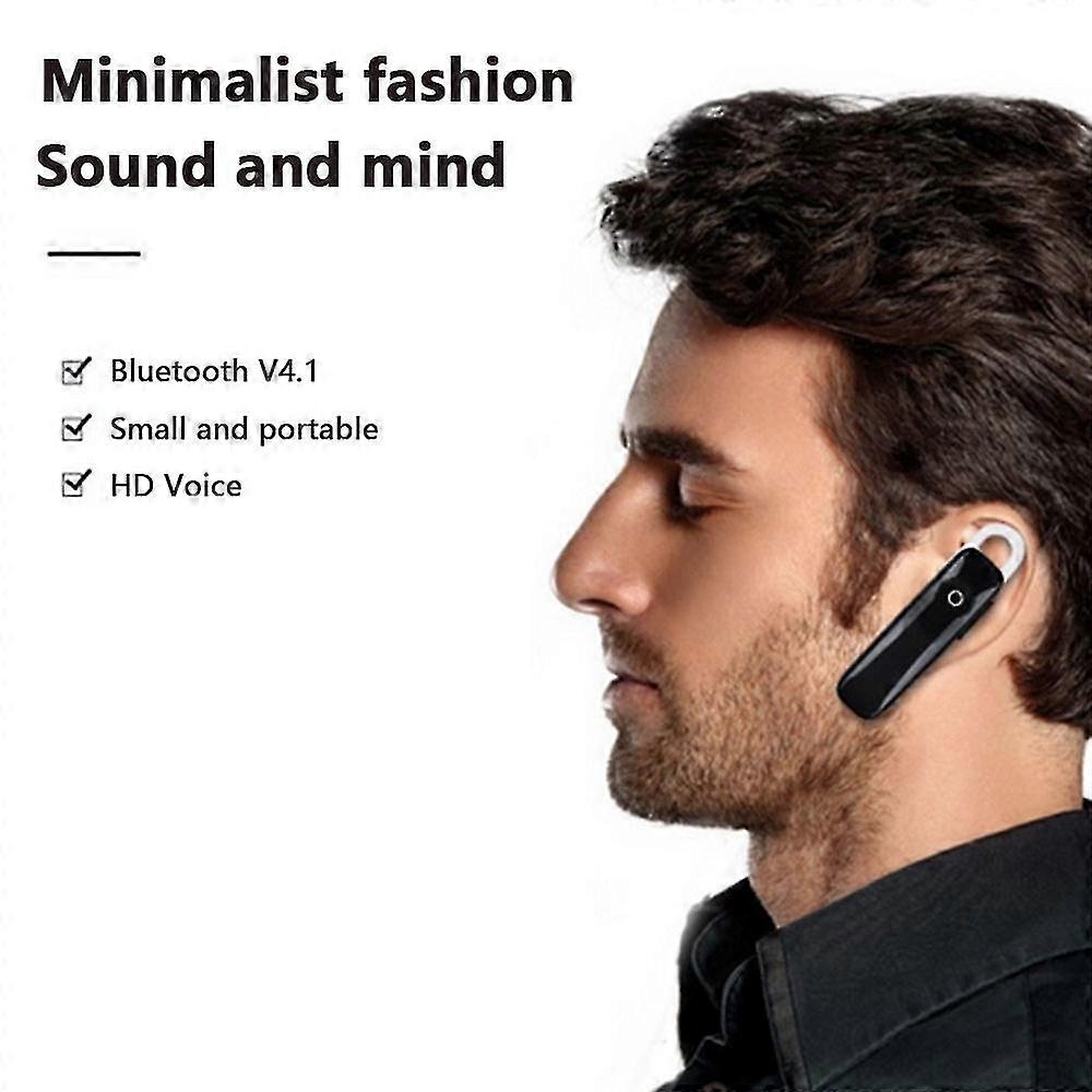 Bluetooth Headset Wireless Cell Phones Earpiece Mic Noise Canceling