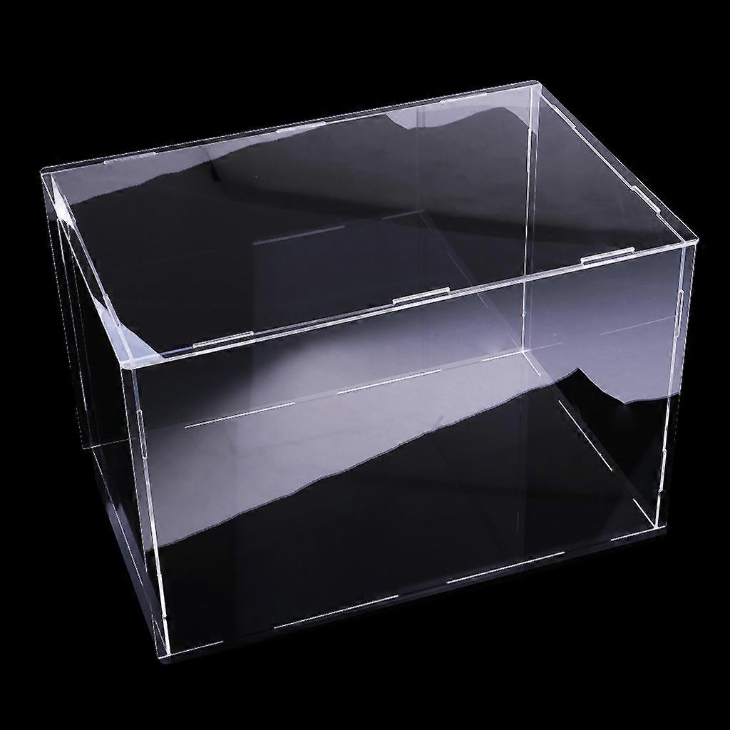 Acrylic Display Case Dustproof Show Box For Plane Car Boat Model 15x11x11inch