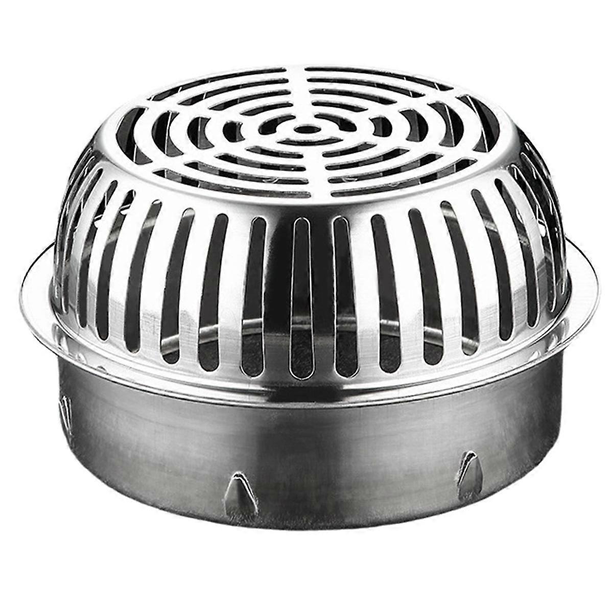 304 Stainless Steel Rooftop Floor Drain Cover Roof Balcony Sewer Filter Gutter Drain Pipe Anti-Bloc