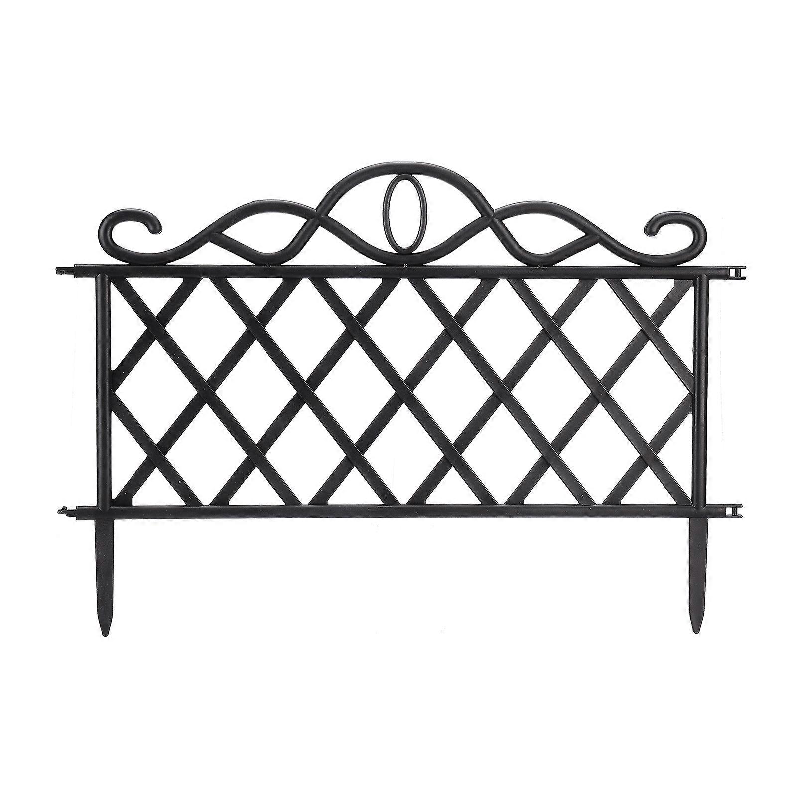 Garden Border Yard Decoration Durable Sturdy Rustproof Mini Fence 1Pcs
