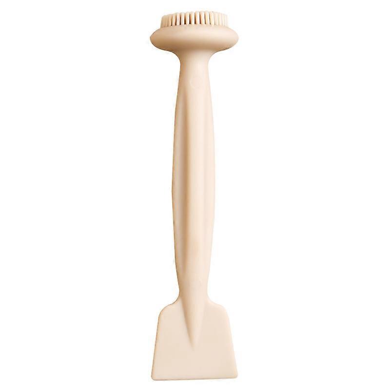 Facial Scrub Brush, Comfortable Facial Pore Cleansing Brush, Double Head Mud Film Scraper Face Cleaning Brush for Makeup Removal