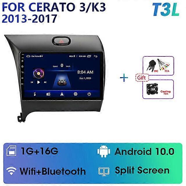 2 Din Android 11 Car Radio For Kia K3 Cerato 3 Forte 2013-2017 Multimidia Video Player GPS Navigaion Split Screen RDS Carplay 4G