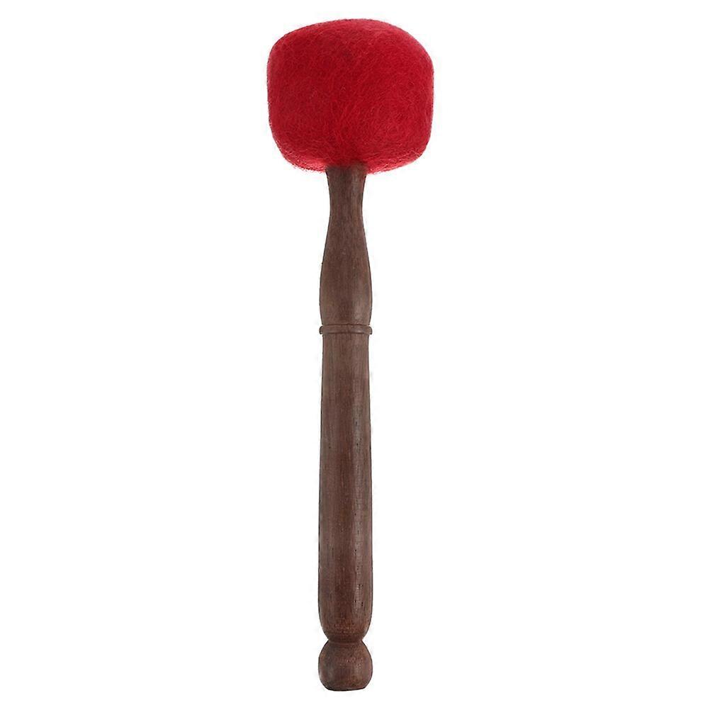 1 Pc Practical Buddha Wooden Mallet Tibetan Buddha Sound Container Knocking Stick (Red)