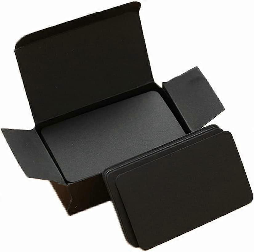 Κενή κάρτα, κάρτες ευρετηρίου, κάρτα ετικετών δώρου DIY, κάρτα μηνυμάτων, κενές επαγγελματικές κάρτες, μαύρο 3.5x2 ίντσα, περίπου 100pcs