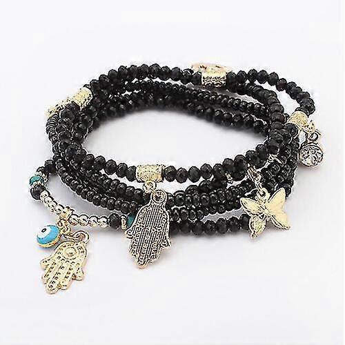Hamsa Hand Blue Evil Eye Charms Bracelets & Bangles
