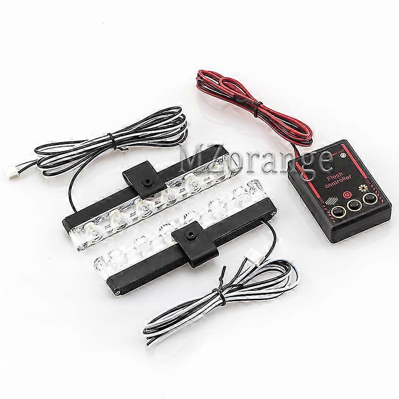 2x6 Wired/wireless Led Remote Controller Car Strobe Warning Police Light Fso Flash Bar 12v Emergency Work Car Accessories
