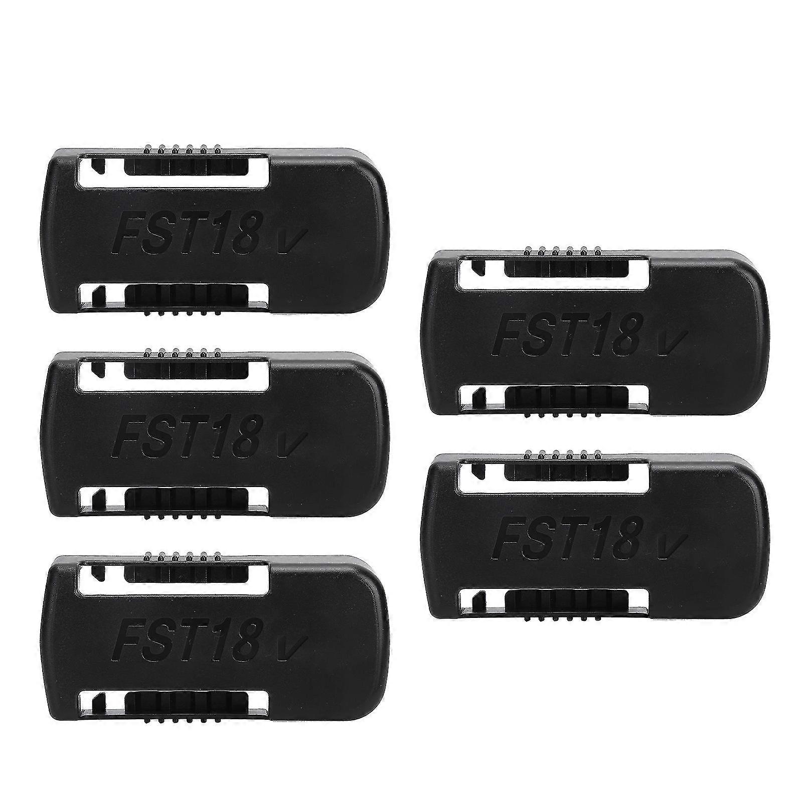 5PCS Battery Holder Case Battery Mount Cell Box compatible with Festool 18V Battery Power Tool