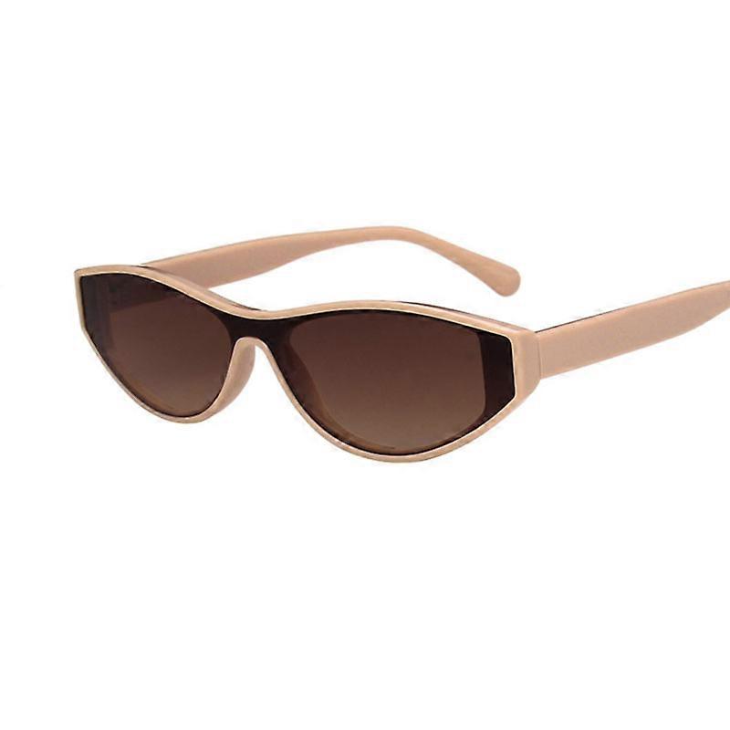 Vintage Rectangle Sunglasses Women Brand Designer Small Frame Sun Glasses Retro Black Eyewear Cat eye Sunglass Weird UV400