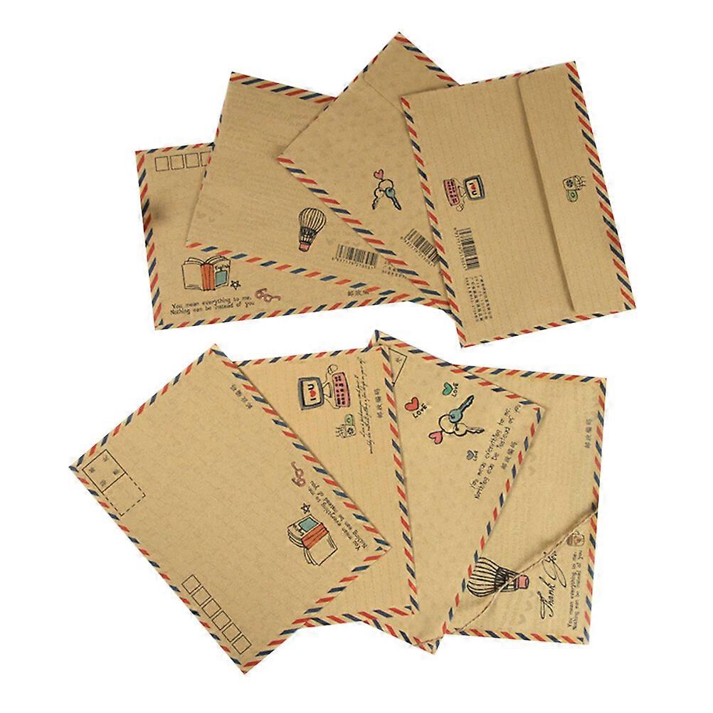 8 Pcs Square Envelopes Practical Envelope Beautiful Envelope Retro Envelope