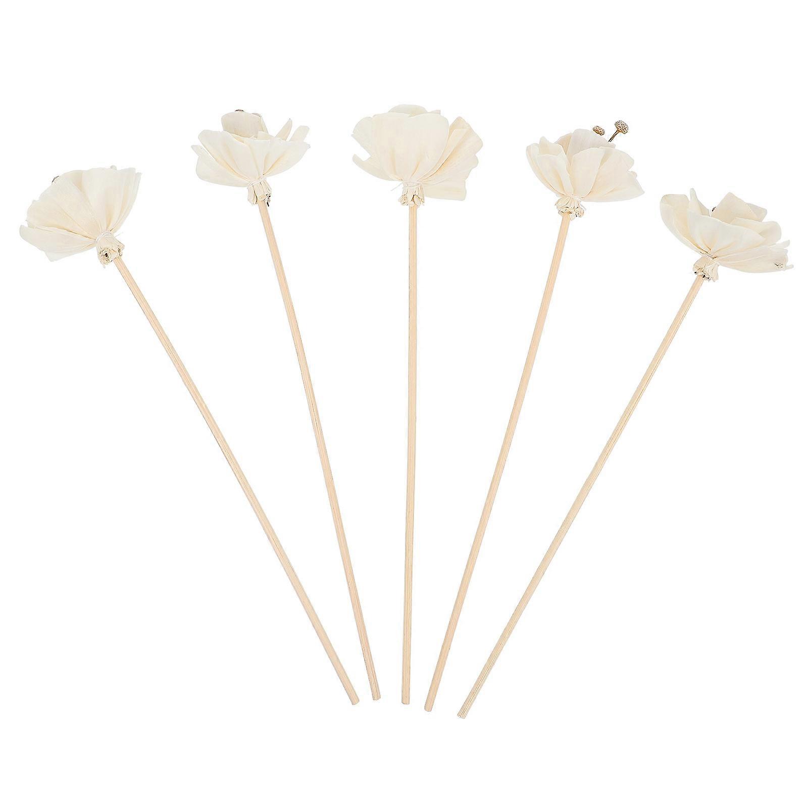 5 Pcs Aromatherapy Essential Oils Rattan Diffuser Stick Refill Aroma Rattans Scent Diffuser Stick Flower