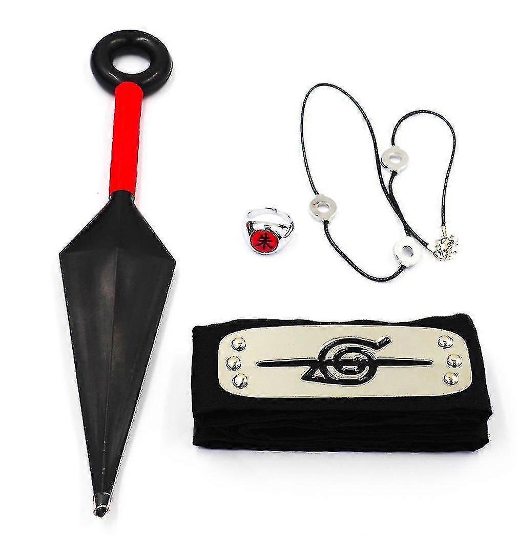 4st Naruto Ketting Ninja Ring Kunai