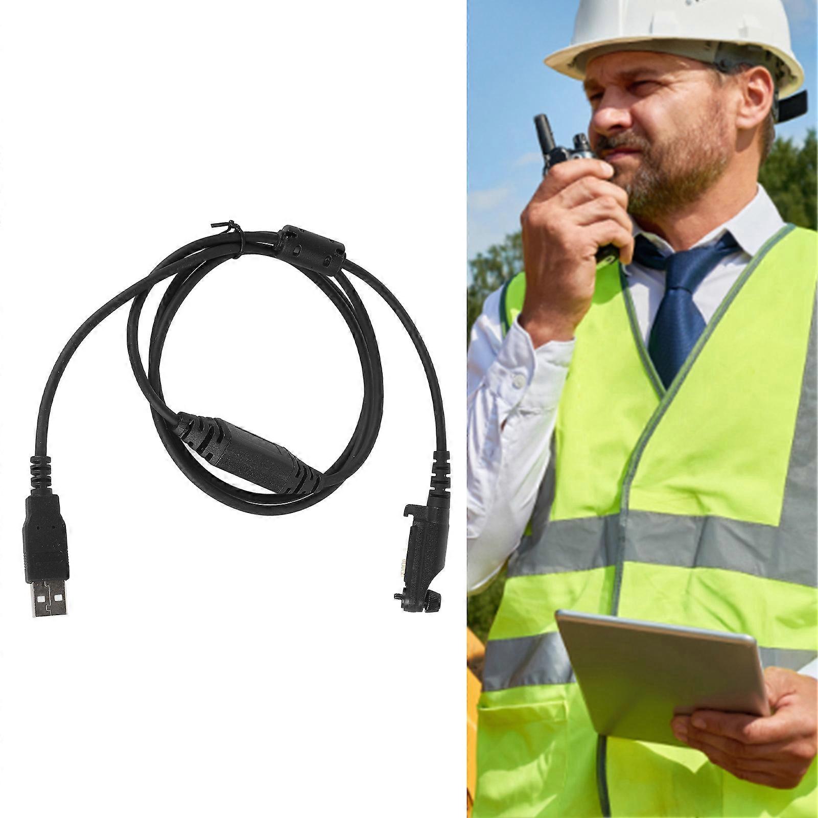 SSRGV USB Programming User Friendly Sensitive Walkie Talkie Two Way Radio Programming Cable for Hytera