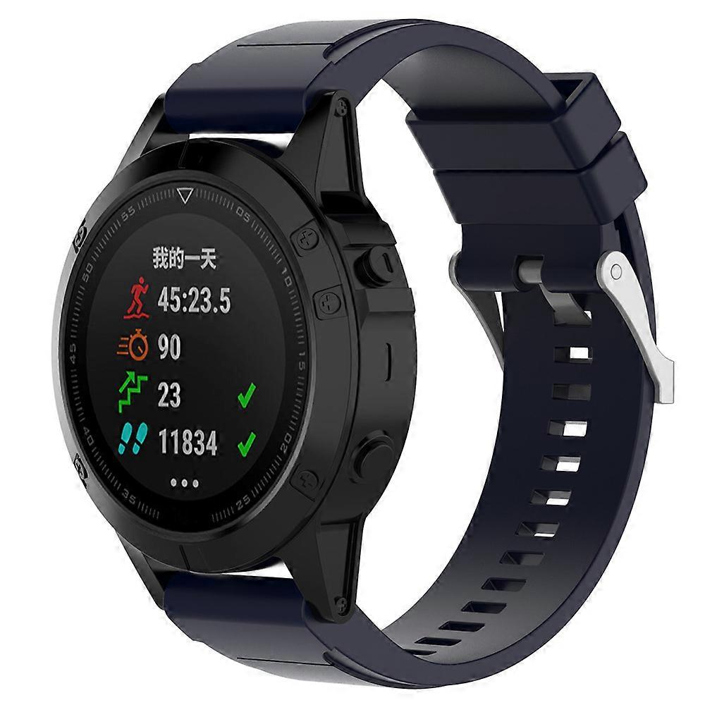 Silicone Strap Garmin Fenix 5/5 Plus Black