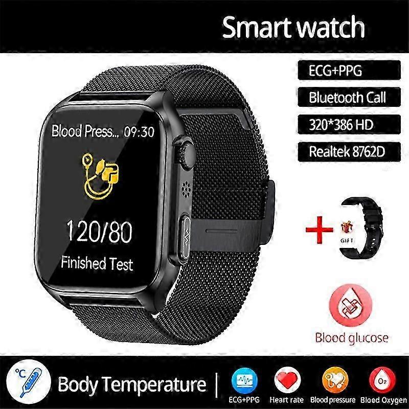 smartwatch OHPA TK12 ECG PPG temperature blood oxygen blood