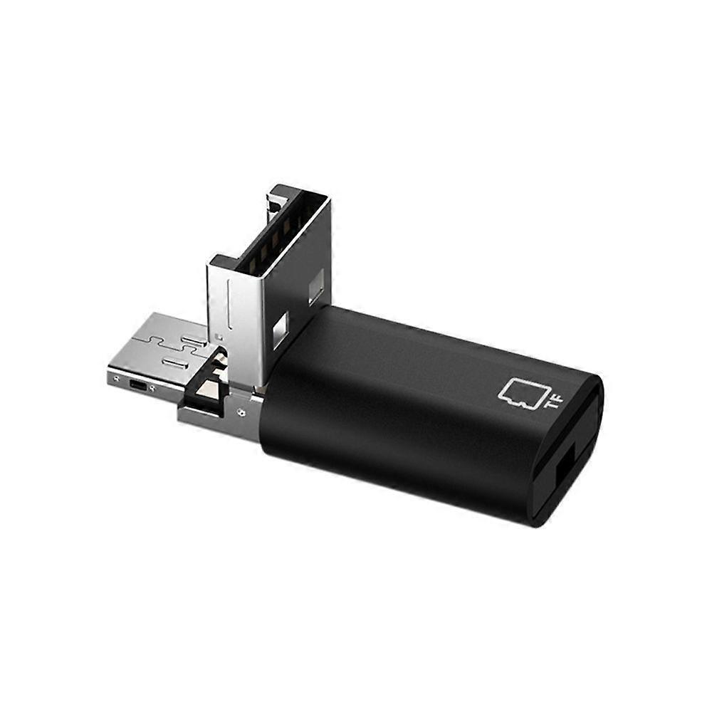 Smart 2-in-1 USB Type-C Card Reader High-speed Compact Size Portable No Driver Required Universal OTG TF Card Reader
