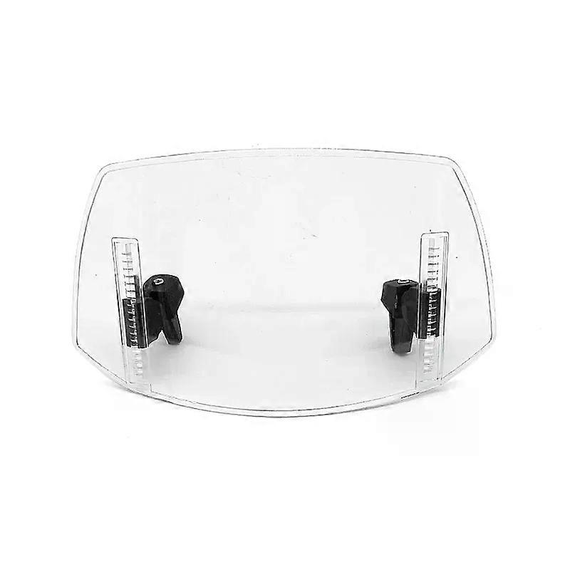 Fit For VOGE SR4MAX SR4 MAX DONSTOO Universal Motorcycle Windshield Extension Adjustable Spoiler Clamp-On Windscreen Deflector