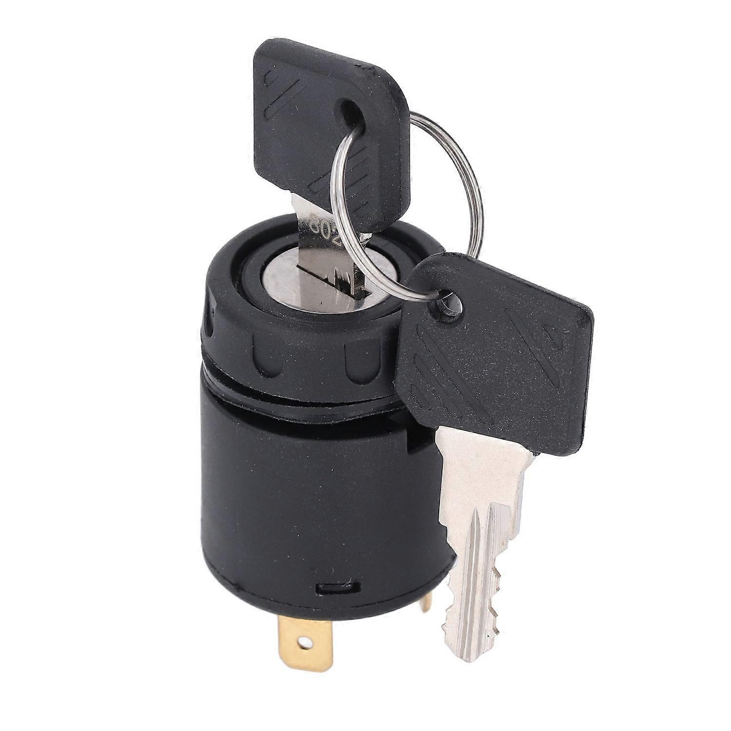 Starter ignition switch stainless steel universal key ignition switch