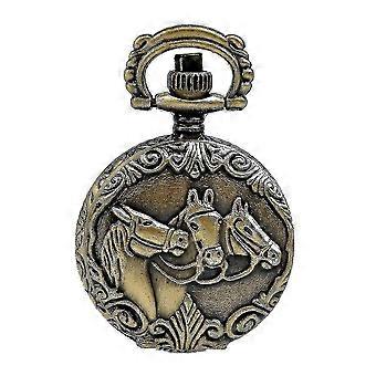 Vintage zakhorloge Romeinse cijfers Steampunk Quartz zakhorloge hanger trui ketting-Yvan