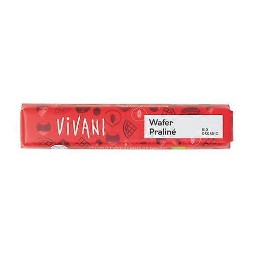 Wafer praliné - milk chocolate bar with praline and organic wafer 40 g