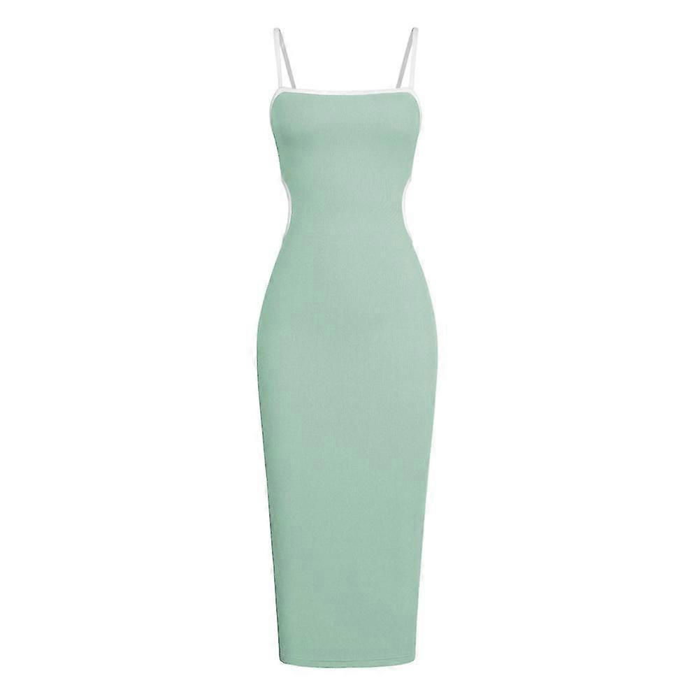 Französisch Senior Sensual Gefühl Spice Girl Strumpfhalter Rückenlos ausgehöhlt Scheide Kleid
