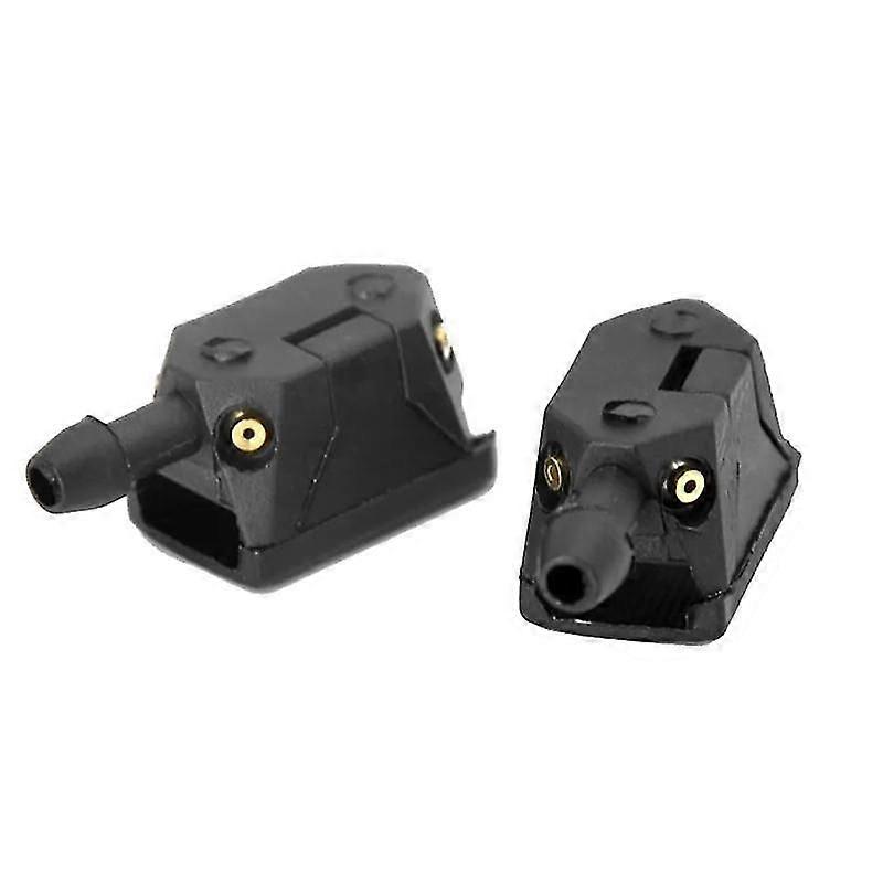 2 Stück Auto-Scheibenwischer-Blatt-Unterlegscheibe Sprühdüse einstellbar 4-Wege-Upgrade installiert auf 8 mm 9 mm Arm Autozubehör