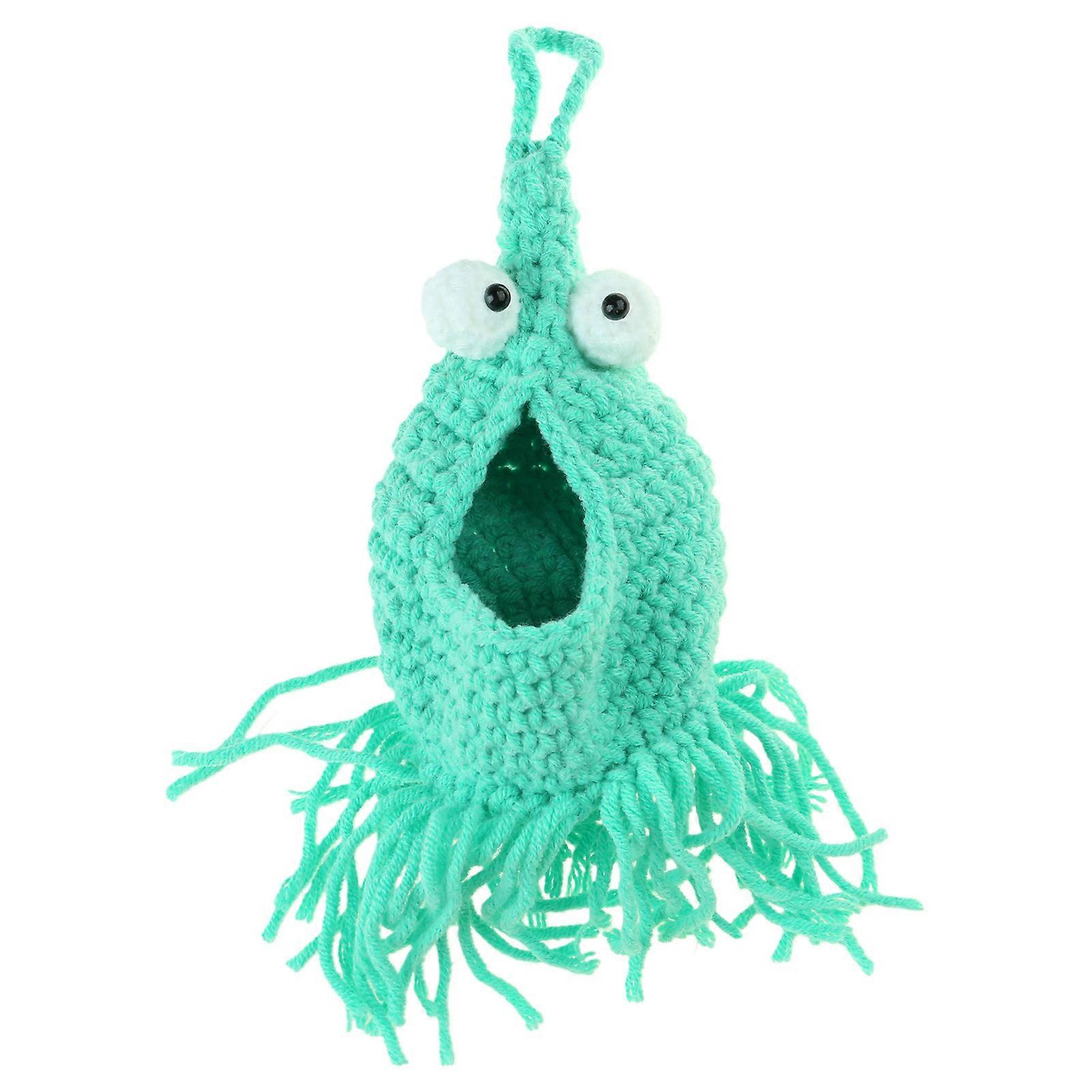 Handmade Crochet Alien Plant Hanger Indoor Hanging Bag Planter Storage  Basket for Home Bedroom Office Decoration Green | Fruugo IE