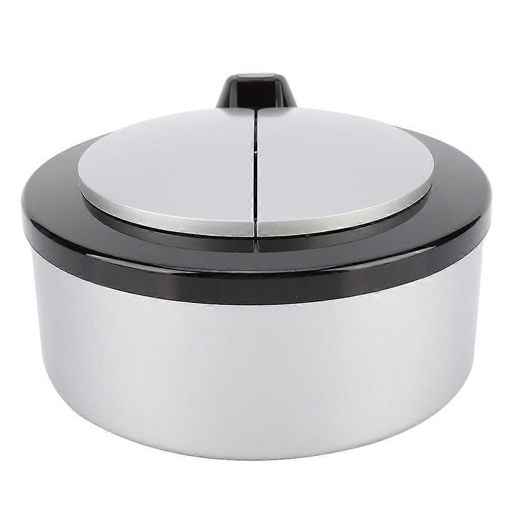 Household Desktop Intelligent Sensor Trash Can Waste Container Garbage Bin (Silver&Black)