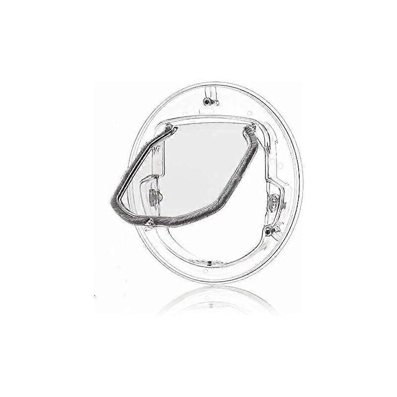 Dog Door with 4-Way Latch and Trim Kit, Fits Screen Windows and Toilets