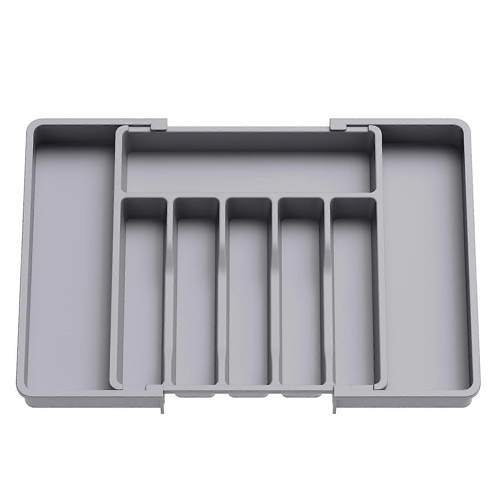 Expandable cutlery storage rack, adjustable