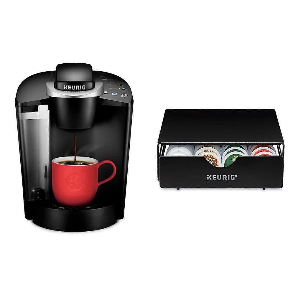 K-Cup Slim Storage Drawer 24-Pod Capacity, Coffee Maker Organizer, K-Cup Pod Storage, Slim Design