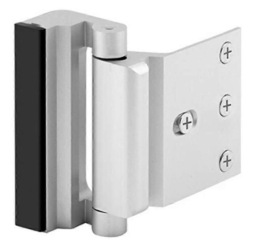 Additional door lock with 8 screws prevents unauthorized entry, adds door security lock