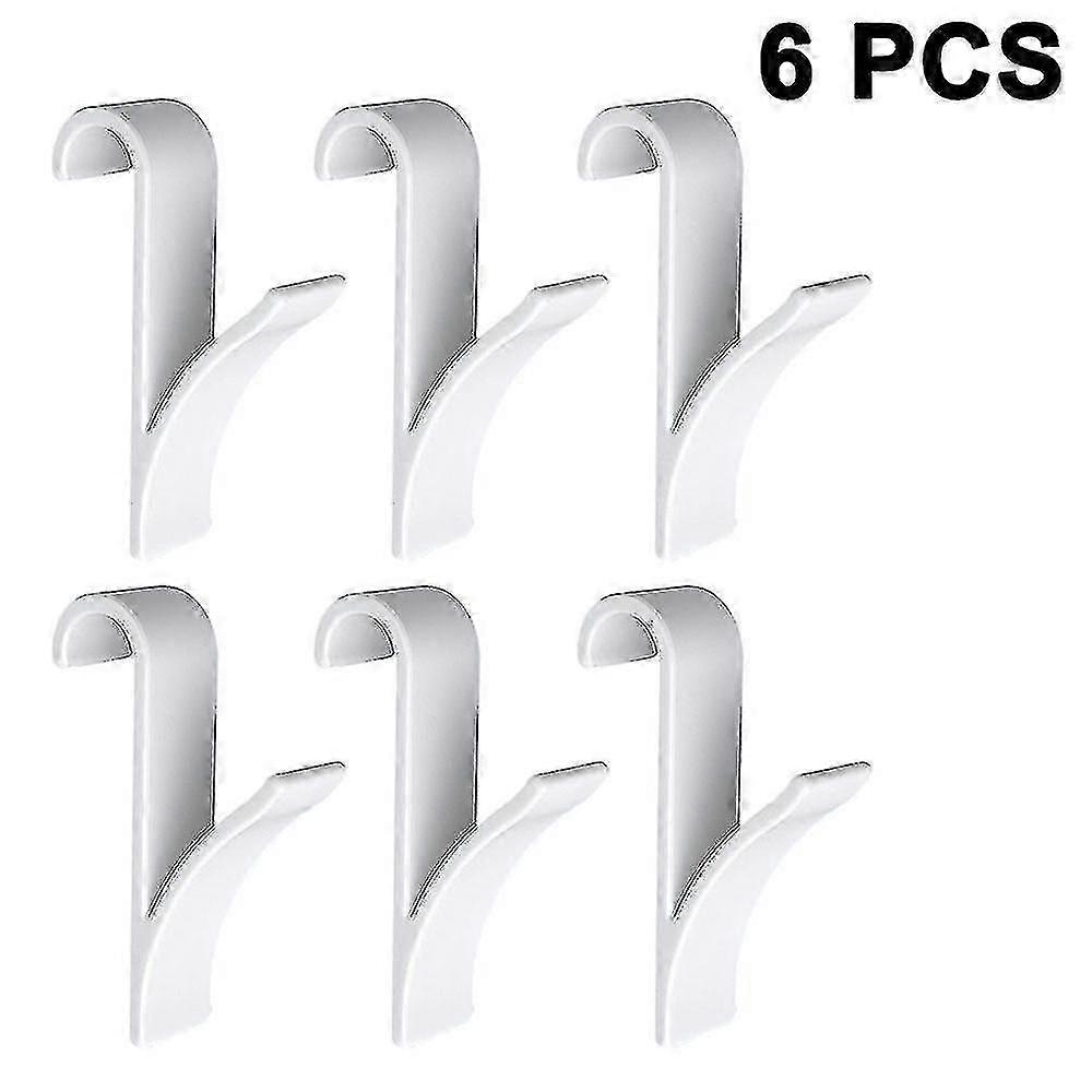 unique Radiator Hook Plastic Hook Multiple Combined Radiator Hook,in Flexibly 6 Pack White