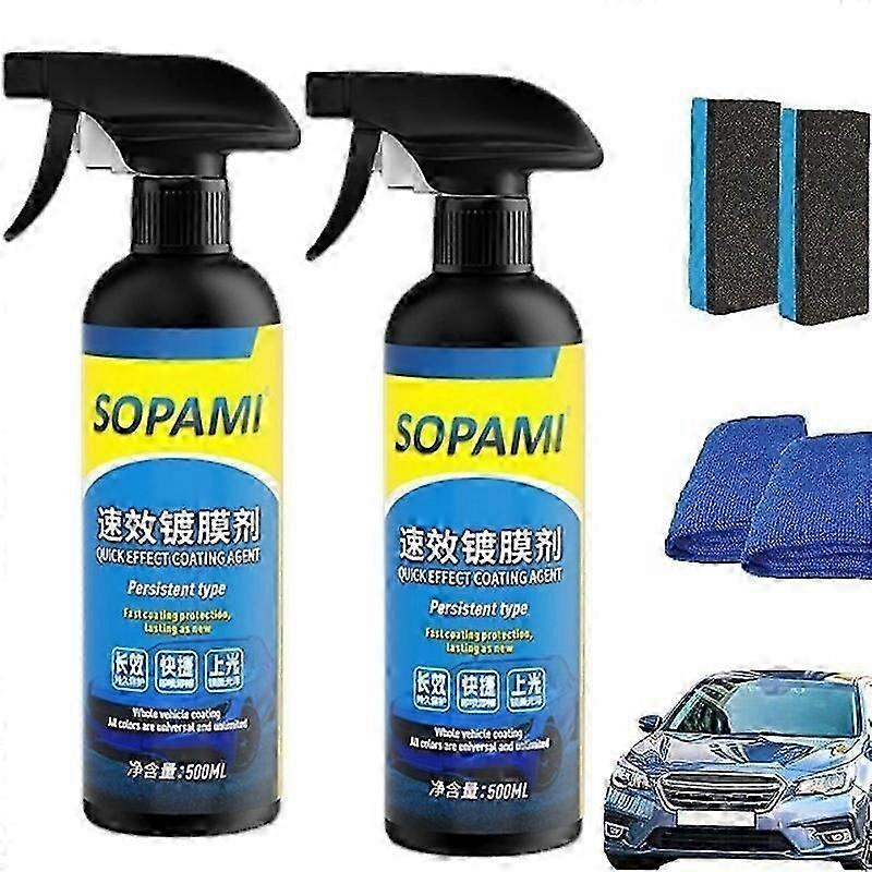 1000ML ταχείας δράσης επιστρώματος ψεκασμού αυτοκινήτου νανοκεραμικό επίστρωμα παράγοντα γρατσουνιές αυτοκινήτων επισκευής γυαλιού υδρόφοβη φροντίδα επιστρώματος