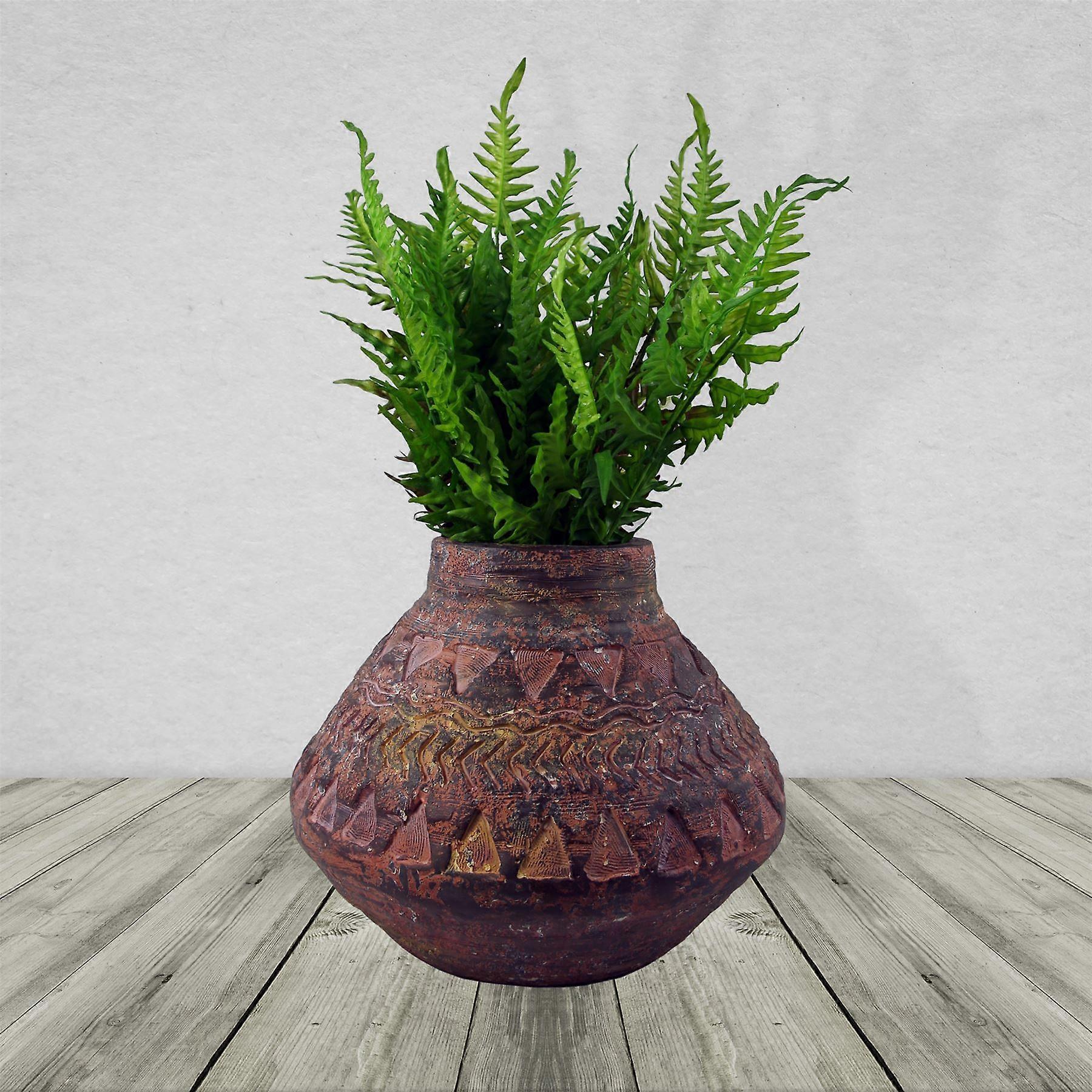 30cm x 40cm Aztec Rustic Large Planter
