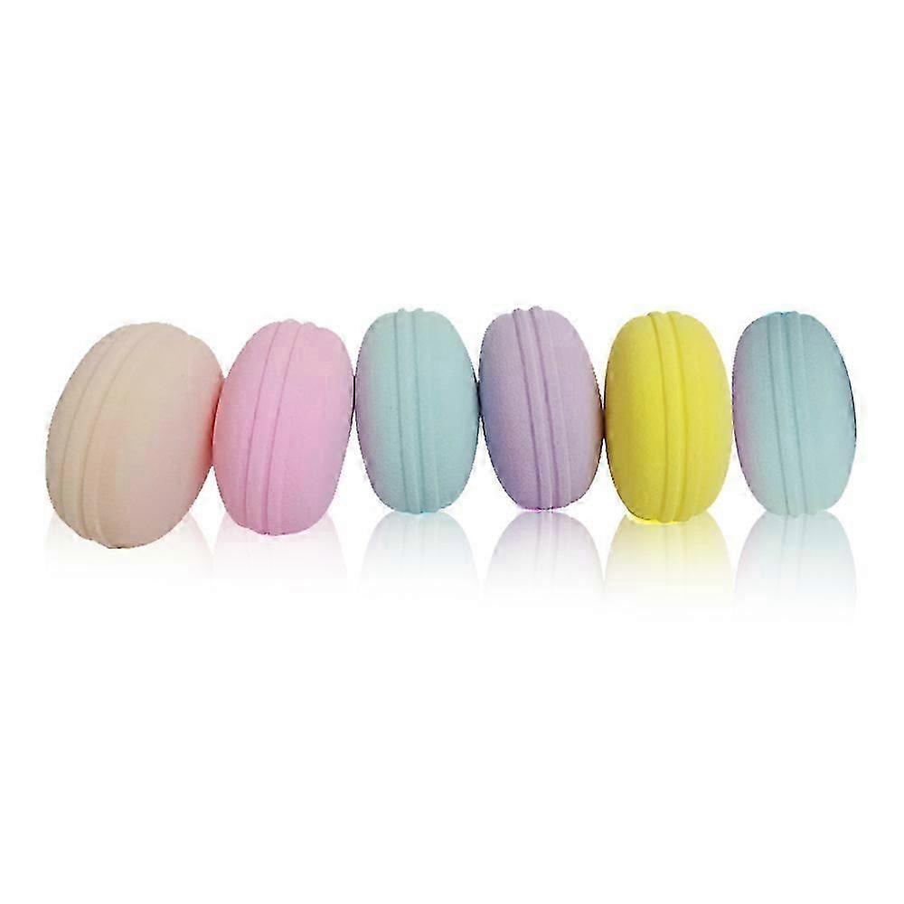Makeup Sponges Macaron Beauty Puff,Macaron Shape Puff Set, Candy Color