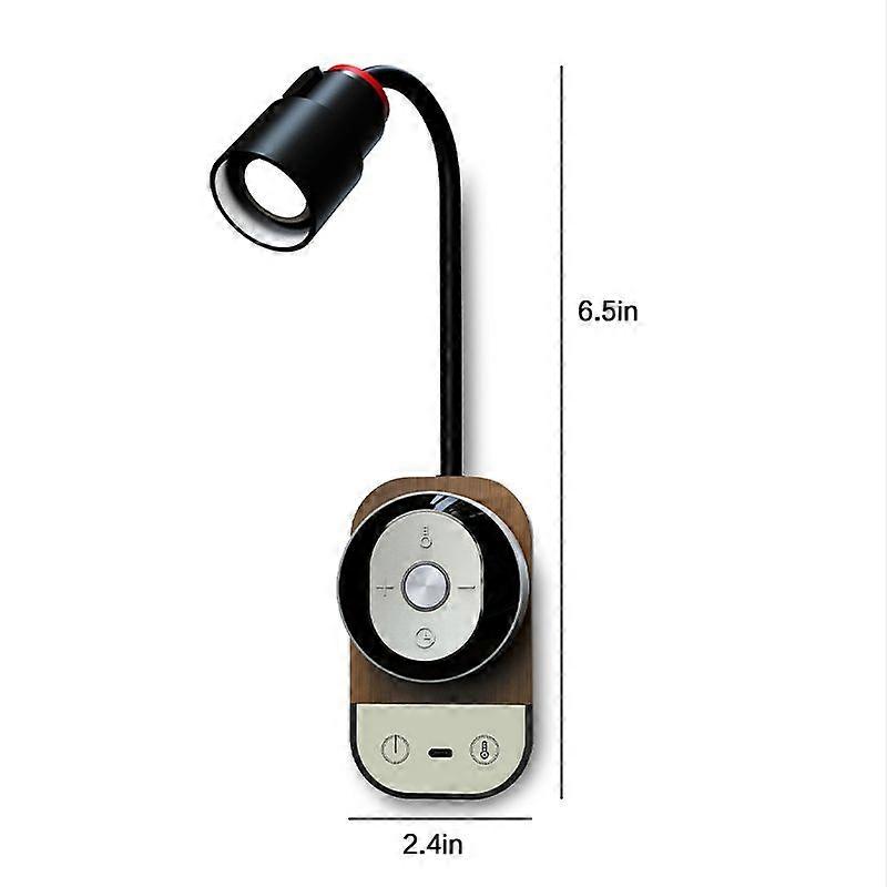 Multi Functionele Wandlamp Led Studie Leeslamp Usb Met Afstandsbediening Instelbare Dimmen Slaapkamer Studie Wandlamp Verlichting
