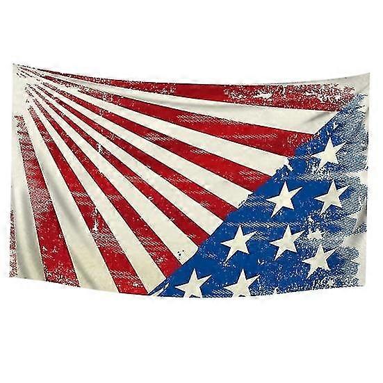 Spa Wrap Reusable Quick-drying American Flag Printing Daily Use Bathroom Towel Wrap Bath