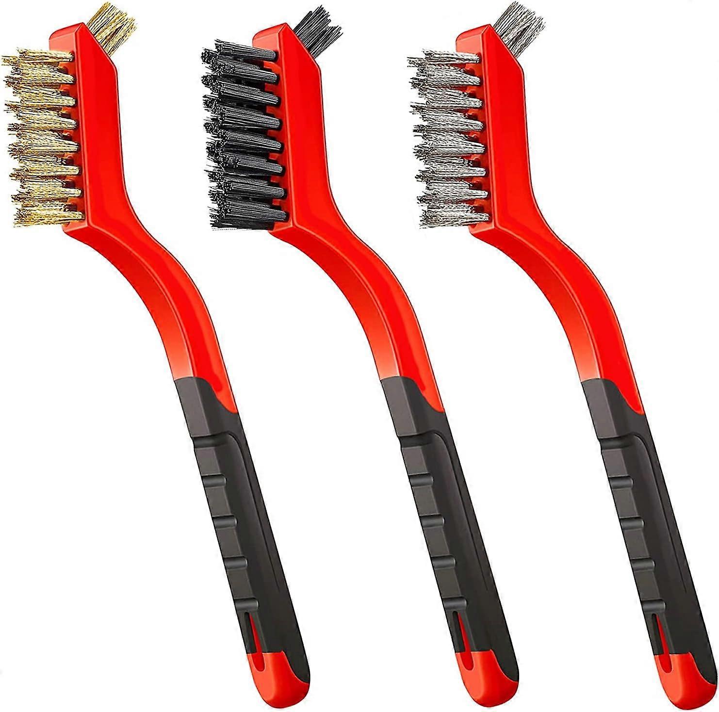 Cleaning Set, Wire Brush, Ergonomic Design, Polypropylene Handle