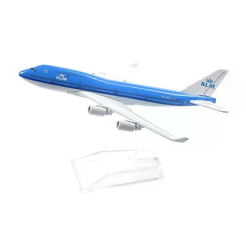 16cm Boeing747 KLM Royal Dutch Airlines aircraft Airplane Model Airplane Diecast Metal 1/400 Scale Planes