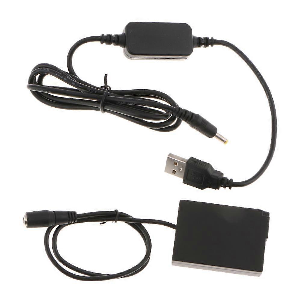 Replacement External Dummy Battery DMW-DCC9 DC Coupler + USB 4.0 x 1.7mm Cable