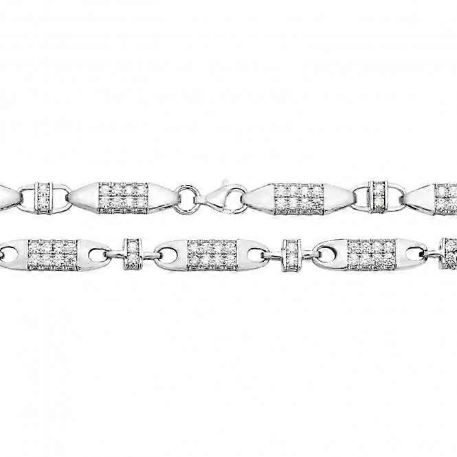 Acotis Silver Chain Zirconia Block G1121CZ
