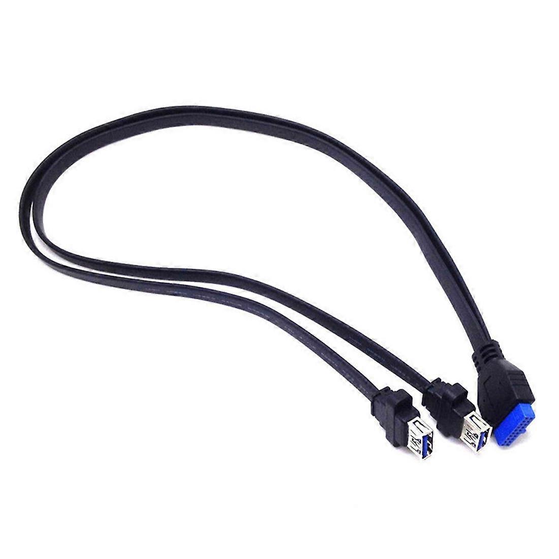 0.5M Dual 2 Port USB 3.0 Front Panel Extension Cable a Type